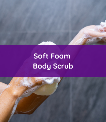 Soft Foam Body Scrub