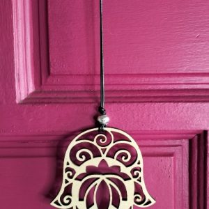 Plain Lotus Hamsa Hand Made