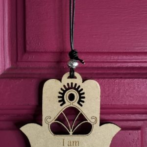 I Am Peaceful Ohm Hamsa Hand Made
