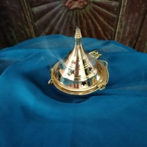 Hanging Brass Resin Or Incense Cone Burner