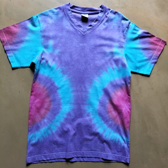 Tie Dye Double Fold Purple