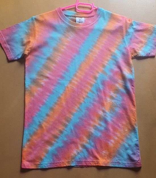 Tie Dye Lines Orange
