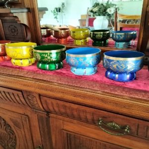 7 Chakra Set Singing Bowl 12,5cm