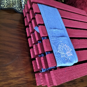 Wooden Place Mats With Lotus Flower - Image 4