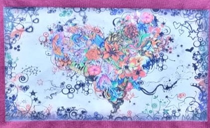 Cotton Colourful Heart - Image 2